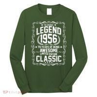 70th Birthday The Original Legend 1956 Awesome Classic  Long Sleeve Shirt thumb 0