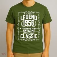 70th Birthday The Original Legend 1956 Awesome Classic  T-Shirt thumb 3