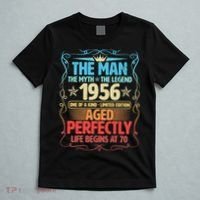 70th Birthday The Man The Myth The Legend 1956 One Of A Kind Limited Edition T-Shirt thumb 5