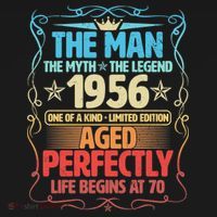 70th Birthday The Man The Myth The Legend 1956 One Of A Kind Limited Edition Women's Tank Top thumb 5
