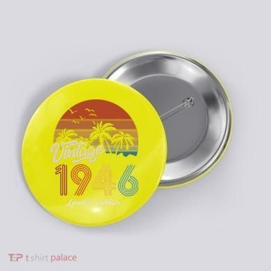 77th Birthday Vintage Limited Edition 1946 Button