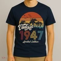 76th Birthday Vintage Limited Edition 1947 T-Shirt thumb 3
