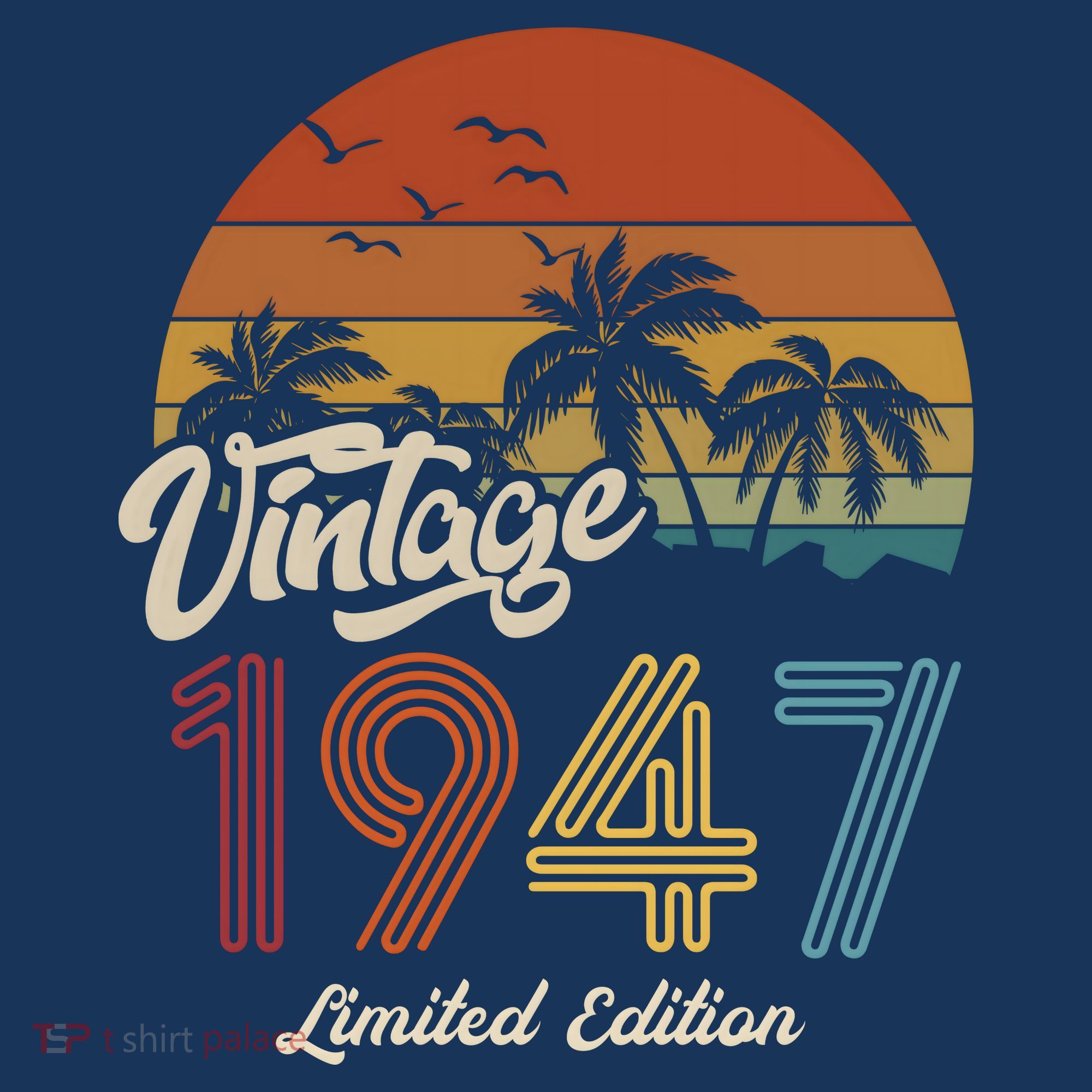 76th Birthday Vintage Limited Edition 1947 T-Shirt