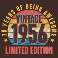 70th Birthday Vintage 1956 70 Years Of Being Awesome Limited Edition  T-Shirt thumb 7