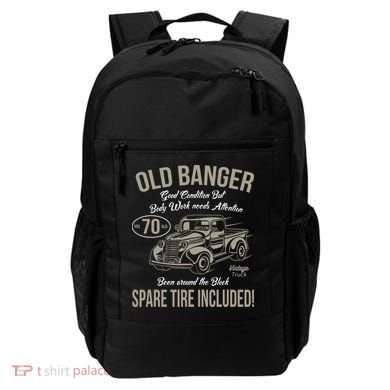 70th Birthday Vintage Old Banger 70 Years Old Gift Backpack