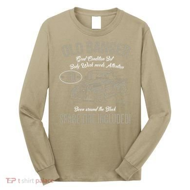 70th Birthday Vintage Old Banger 70 Years Old Gift Long Sleeve Shirt