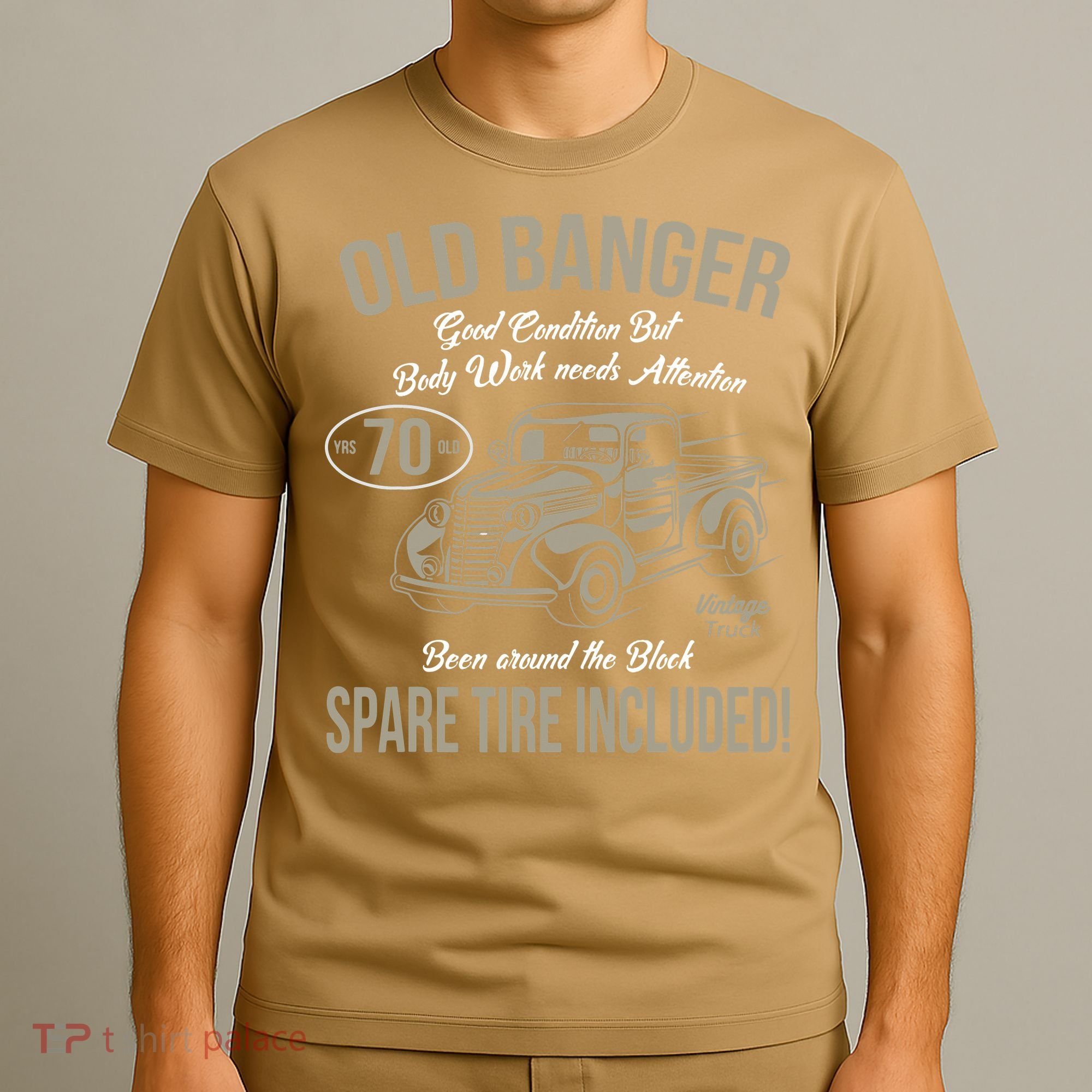 70th Birthday Vintage Old Banger 70 Years Old Gift T-Shirt