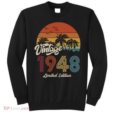 75th Birthday Vintage Limited Edition 1948 Sweatshirt