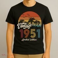 72nd Birthday Vintage Limited Edition 1951 T-Shirt thumb 3