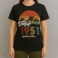 72nd Birthday Vintage Limited Edition 1951 T-Shirt thumb 4