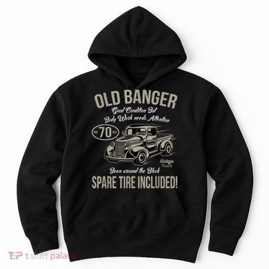 70th Birthday Vintage Old Banger 70 Years Old  Gift Retro Hoodie