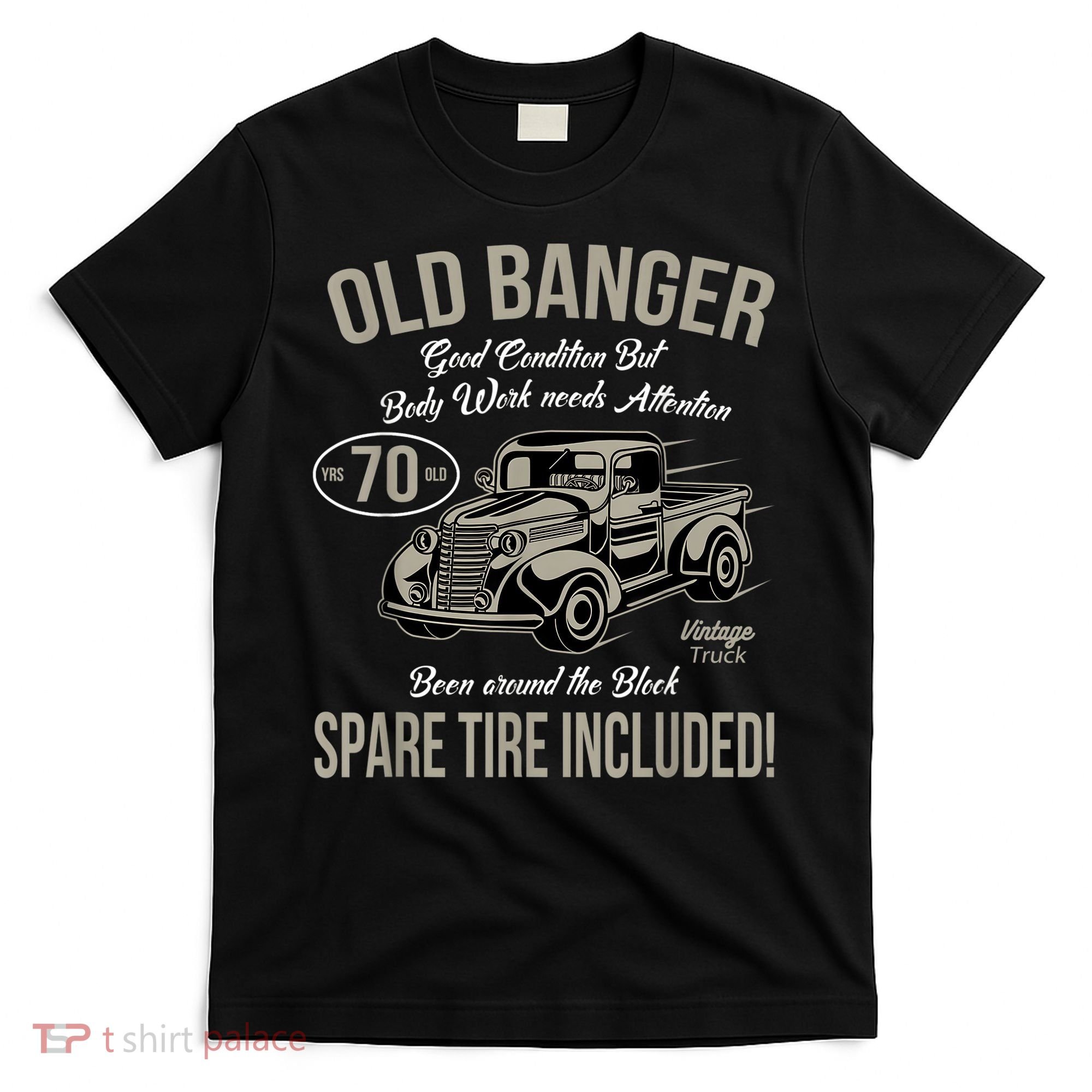 70th Birthday Vintage Old Banger 70 Years Old  Gift Retro T-Shirt