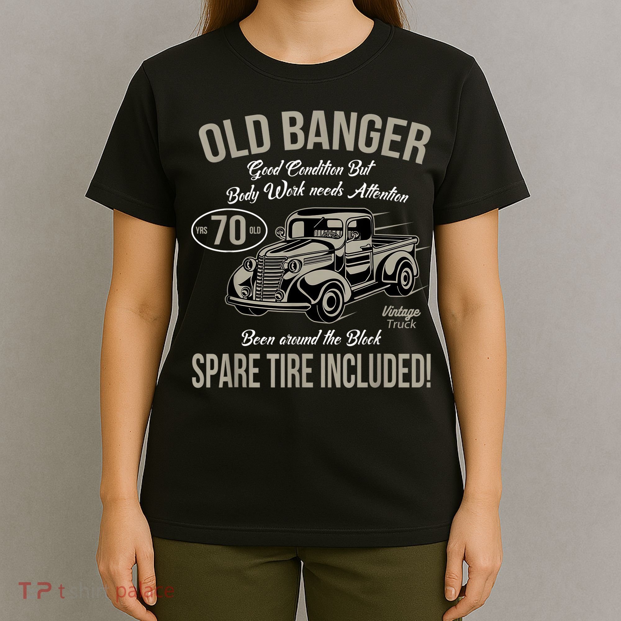 70th Birthday Vintage Old Banger 70 Years Old  Gift Retro T-Shirt
