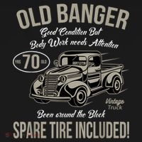 70th Birthday Vintage Old Banger 70 Years Old  Gift Retro T-Shirt thumb 7