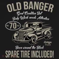 70th Birthday Vintage Old Banger 70 Years Old M.e.n Gift Retro T-Shirt thumb 7