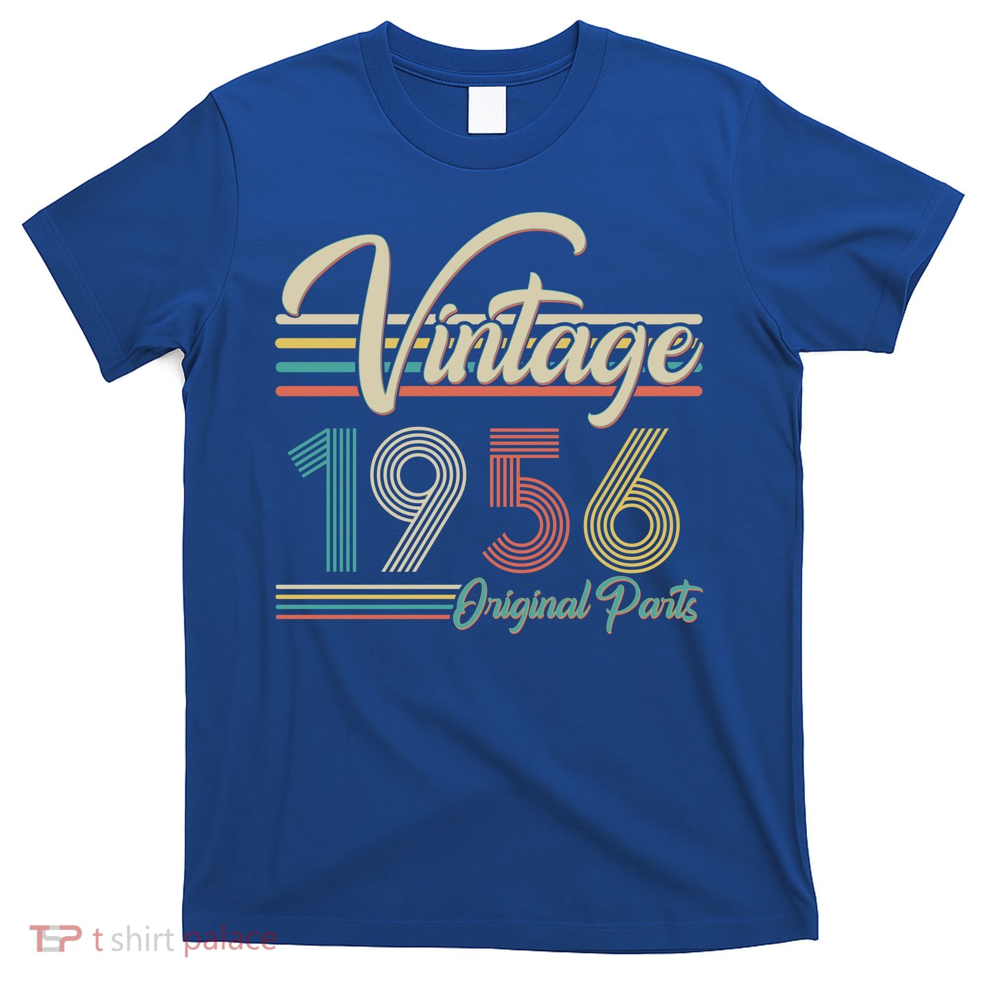70th Birthday Vintage 1956 Original Parts Birthday T-Shirt