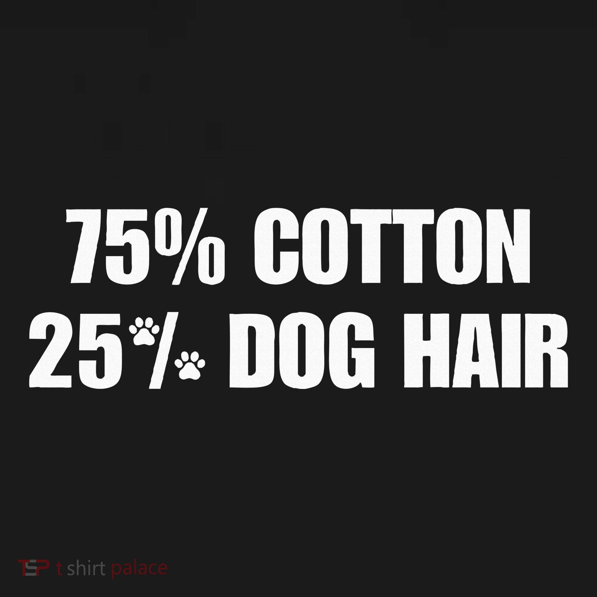 75 Cotton 25 Percent Dog Hair Women's Hoodie