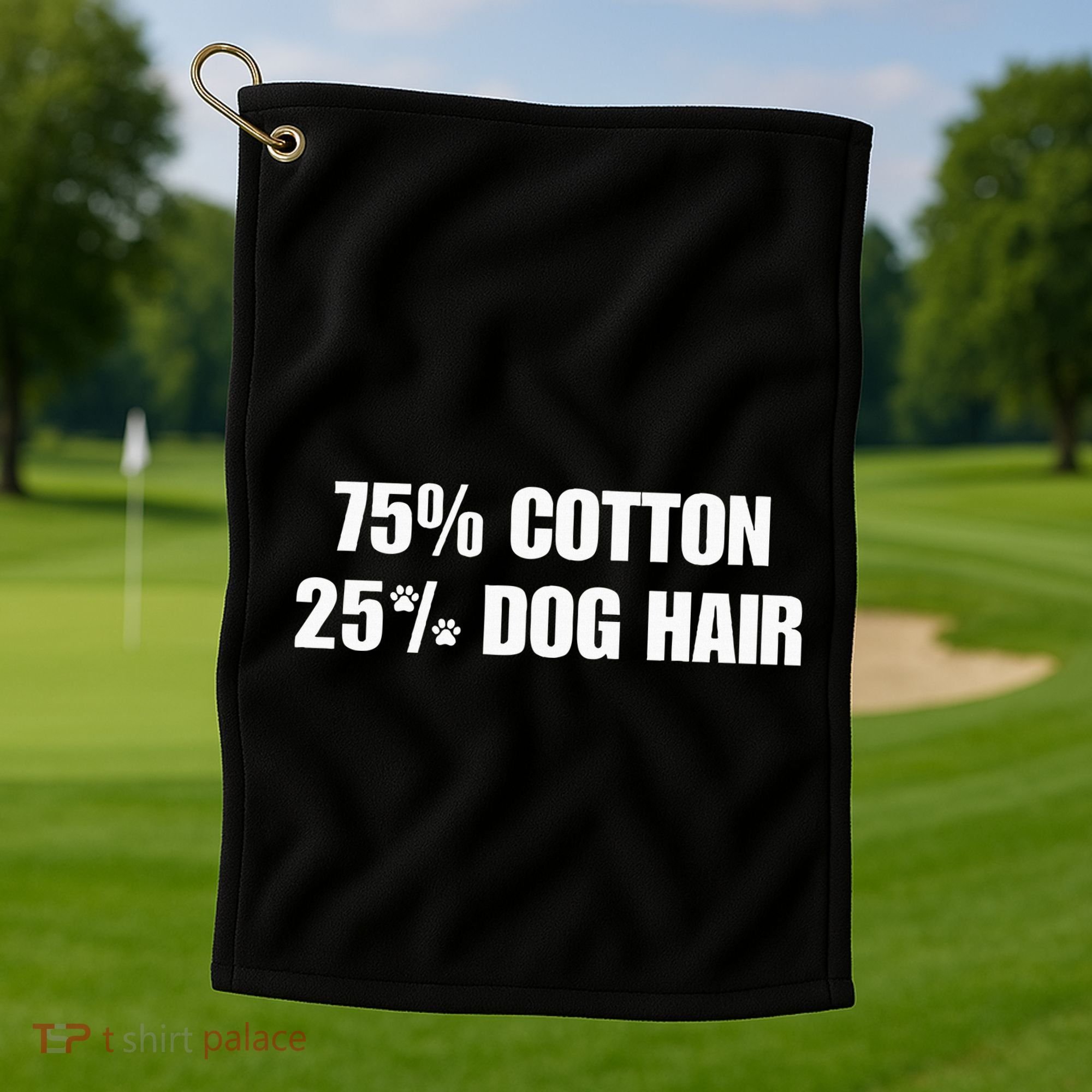 75 Cotton 25 Percent Dog Hair Golf Towel