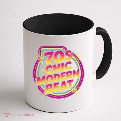 70s Chic Modern Beat Retro Groovy Funky Disco Coffee Mug back