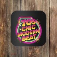 70s Chic Modern Beat Retro Groovy Funky Disco Coaster thumb 0