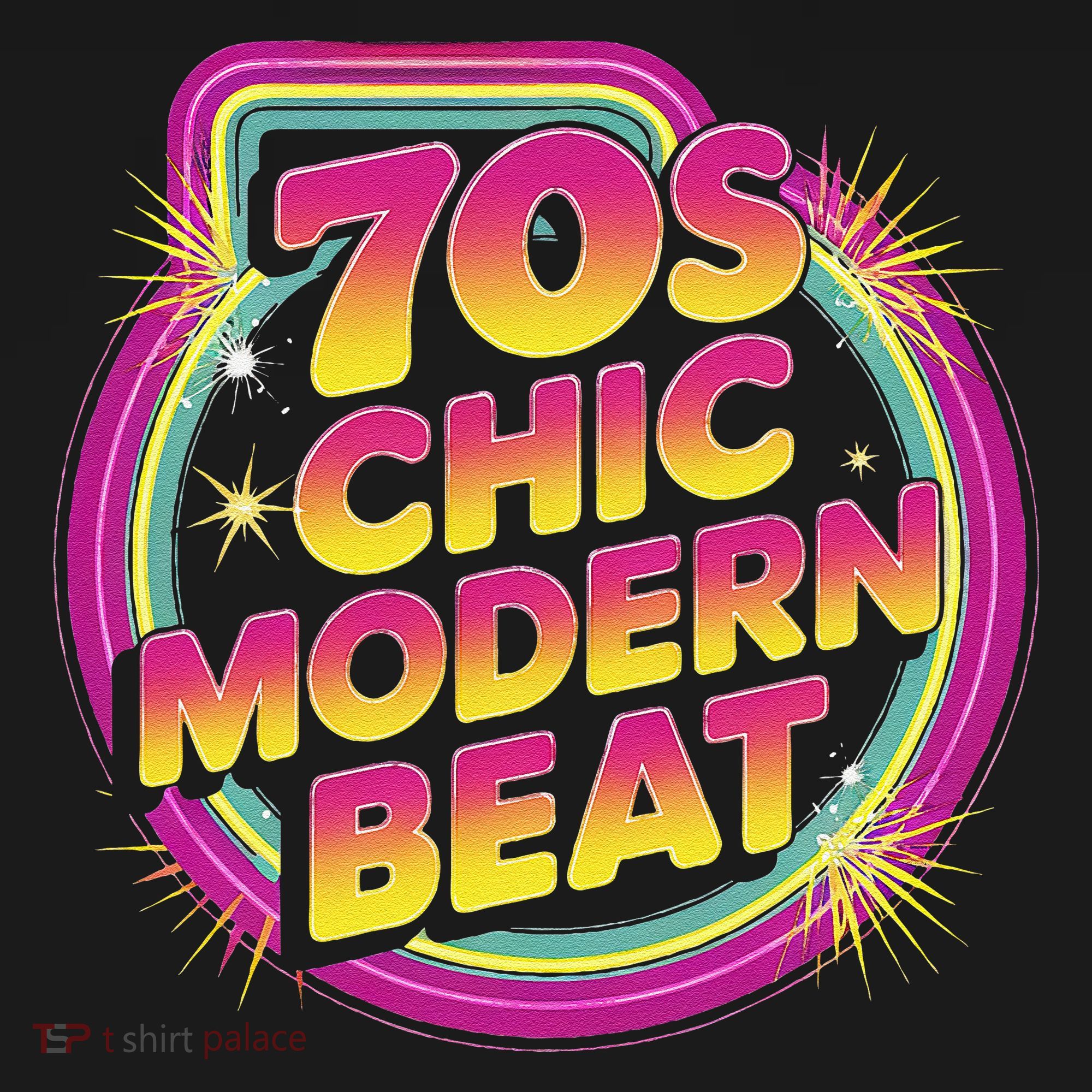 70s Chic Modern Beat Retro Groovy Funky Disco Pajama Set