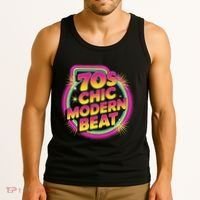 70s Chic Modern Beat Retro Groovy Funky Disco Tank Top thumb 3