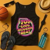 70s Chic Modern Beat Retro Groovy Funky Disco Tank Top thumb 4