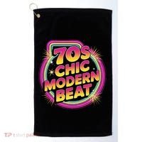 70s Chic Modern Beat Retro Groovy Funky Disco Golf Towel thumb 0
