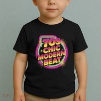 70s Chic Modern Beat Retro Groovy Funky Disco Toddler T-Shirt thumb 2
