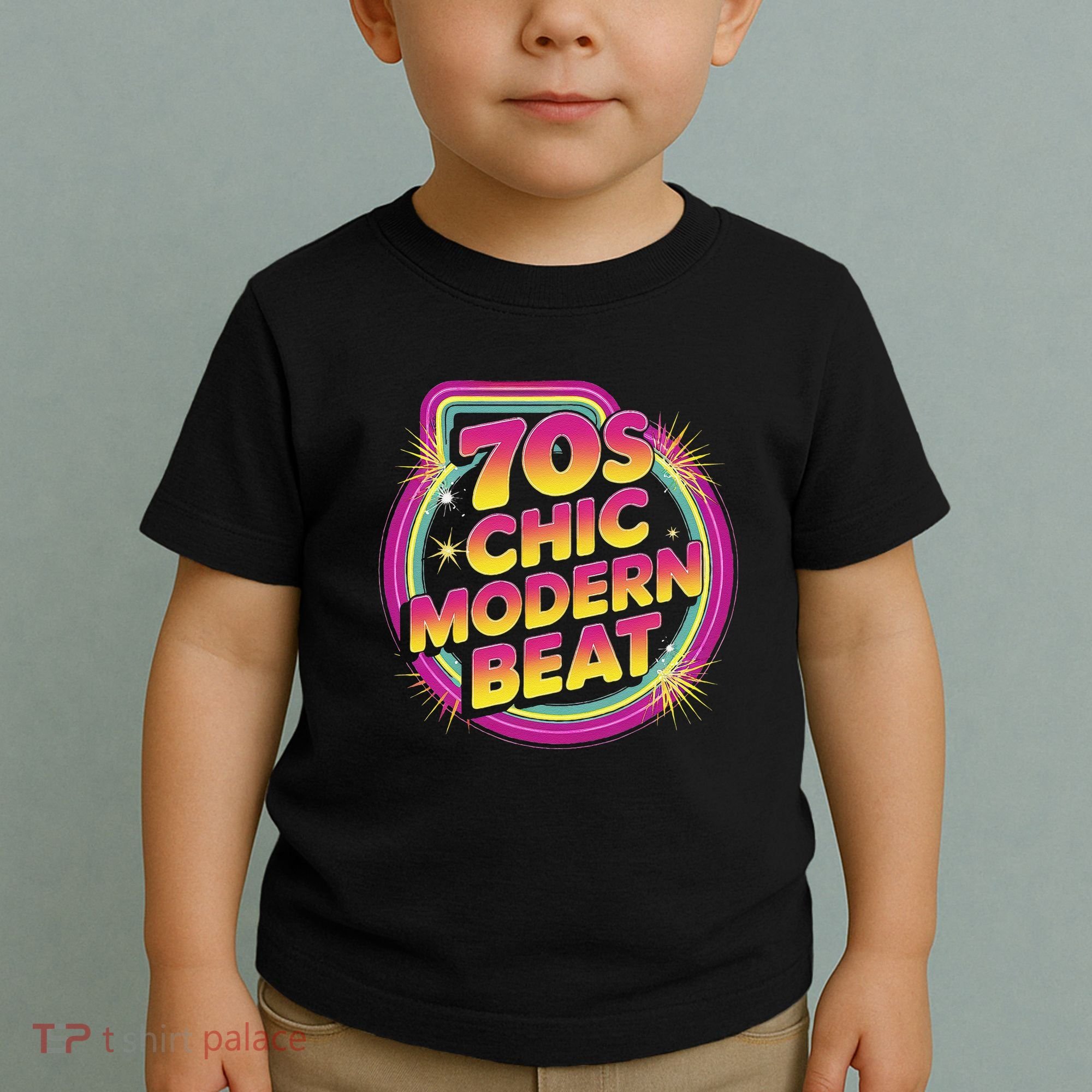 70s Chic Modern Beat Retro Groovy Funky Disco Toddler T-Shirt