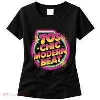 70s Chic Modern Beat Retro Groovy Funky Disco Women's T-Shirt thumb 0