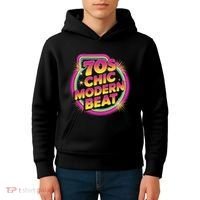 70s Chic Modern Beat Retro Groovy Funky Disco Kids Hoodie thumb 4