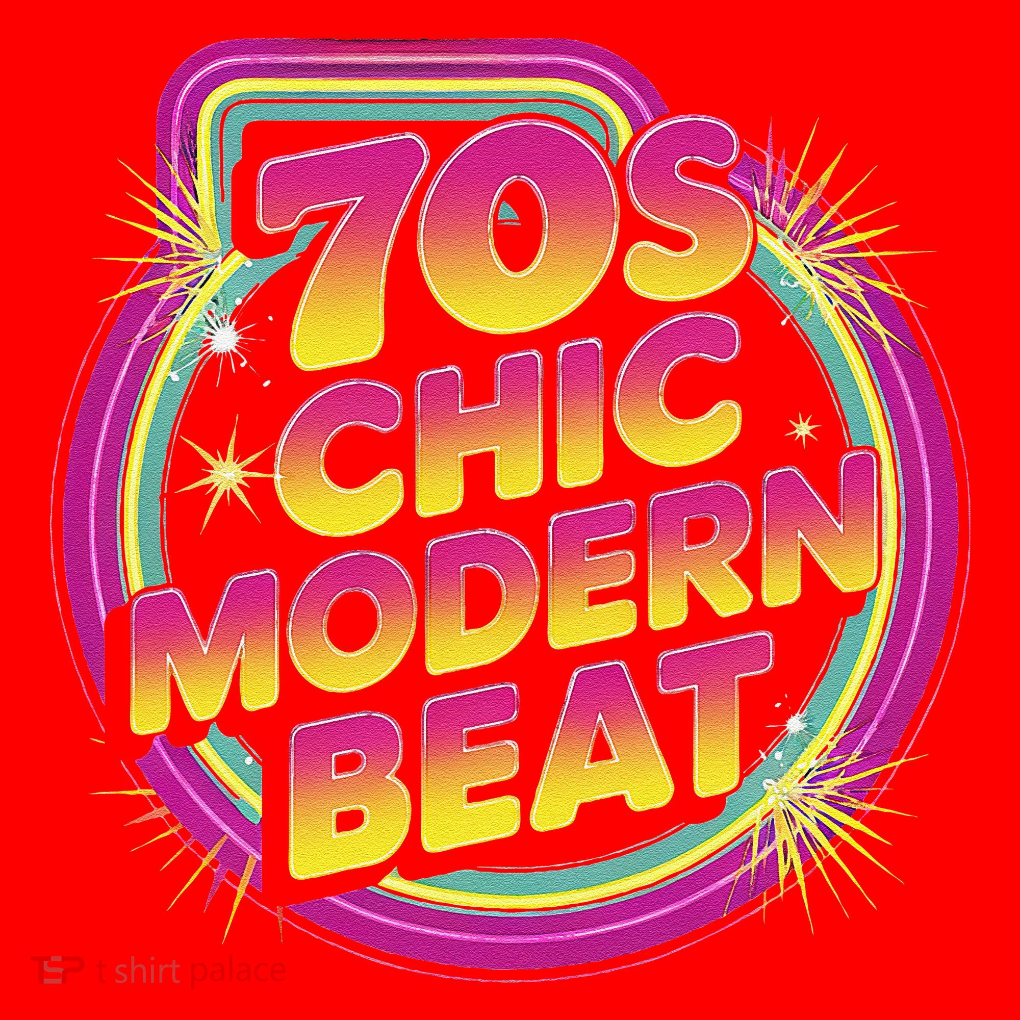 70s Chic Modern Beat Retro Groovy Funky Disco Santa Hat
