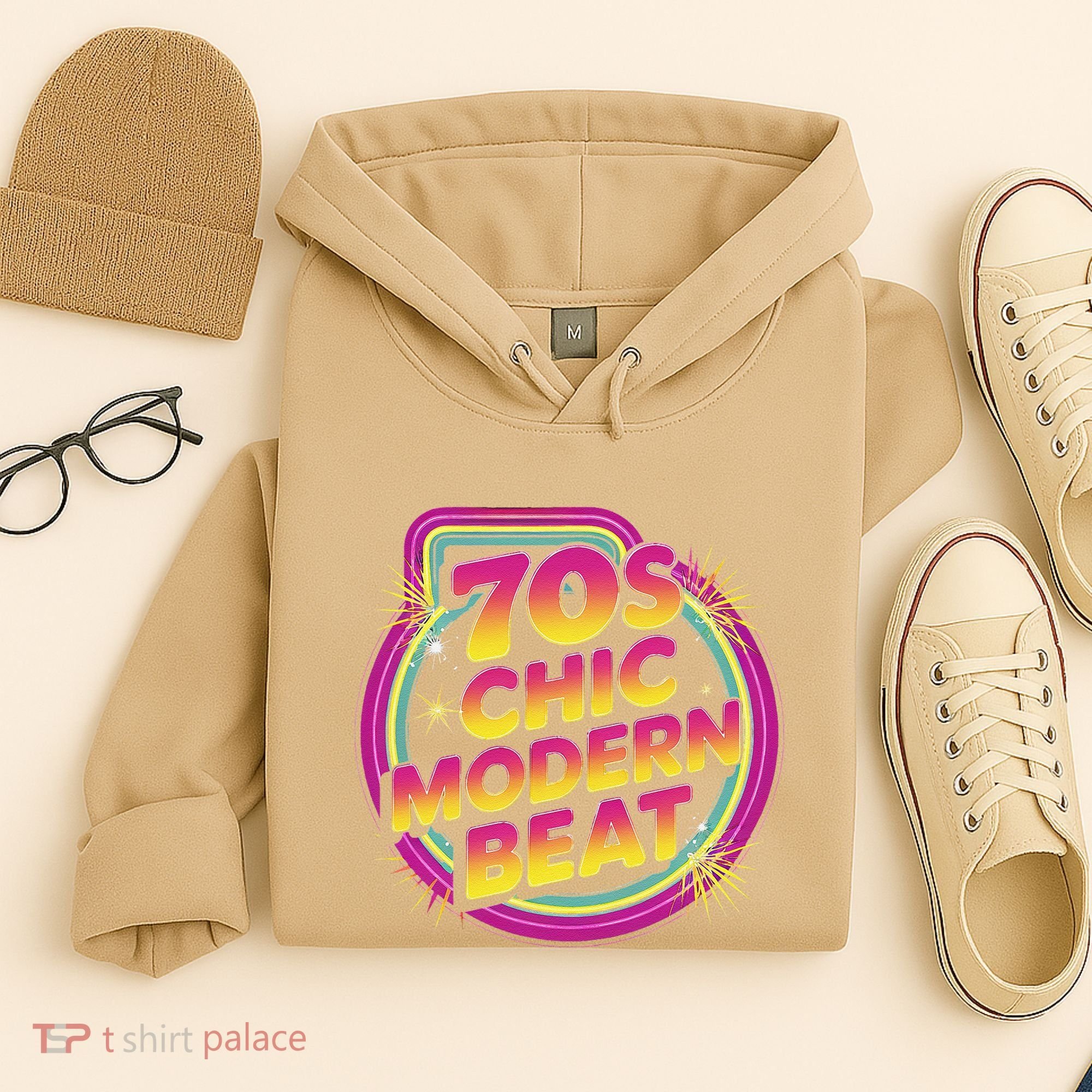 70s Chic Modern Beat Retro Groovy Funky Disco Hoodie