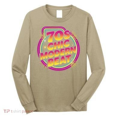 70s Chic Modern Beat Retro Groovy Funky Disco Long Sleeve Shirt