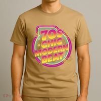 70s Chic Modern Beat Retro Groovy Funky Disco T-Shirt thumb 3
