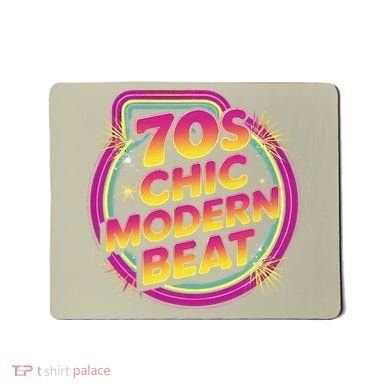 70s Chic Modern Beat Retro Groovy Funky Disco Mousepad