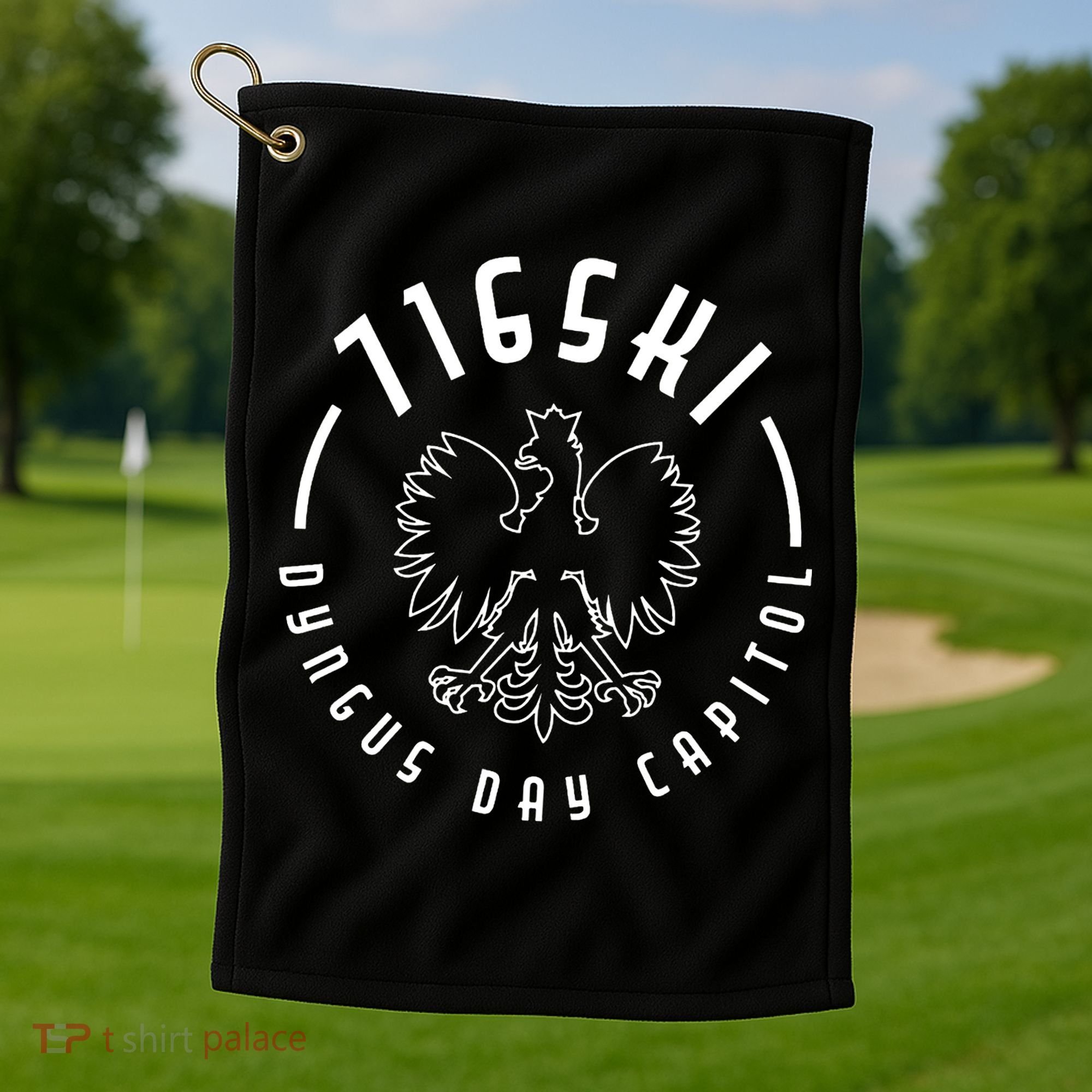 716ski Dyngus Day Capitol Buffalo NY Golf Towel