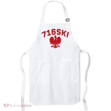 716SKI Dyngus Day Buffalo NY Polish Eagle Apron