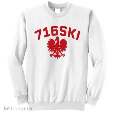 716SKI Dyngus Day Buffalo NY Polish Eagle Sweatshirt