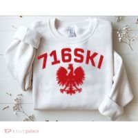 716SKI Dyngus Day Buffalo NY Polish Eagle Sweatshirt thumb 2