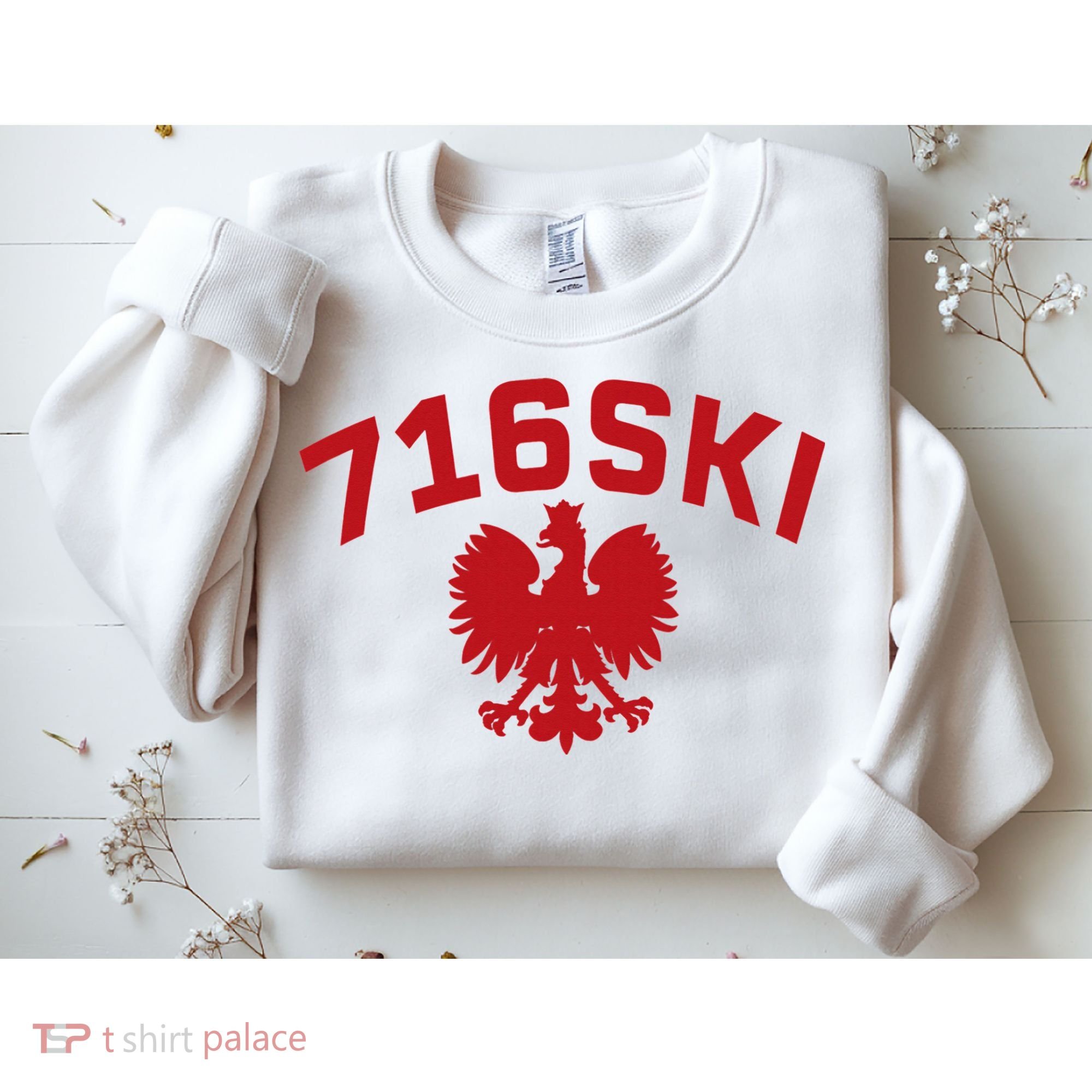 716SKI Dyngus Day Buffalo NY Polish Eagle Sweatshirt