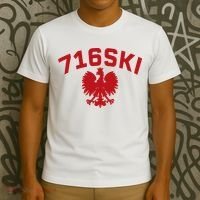 716SKI Dyngus Day Buffalo NY Polish Eagle T-Shirt thumb 3