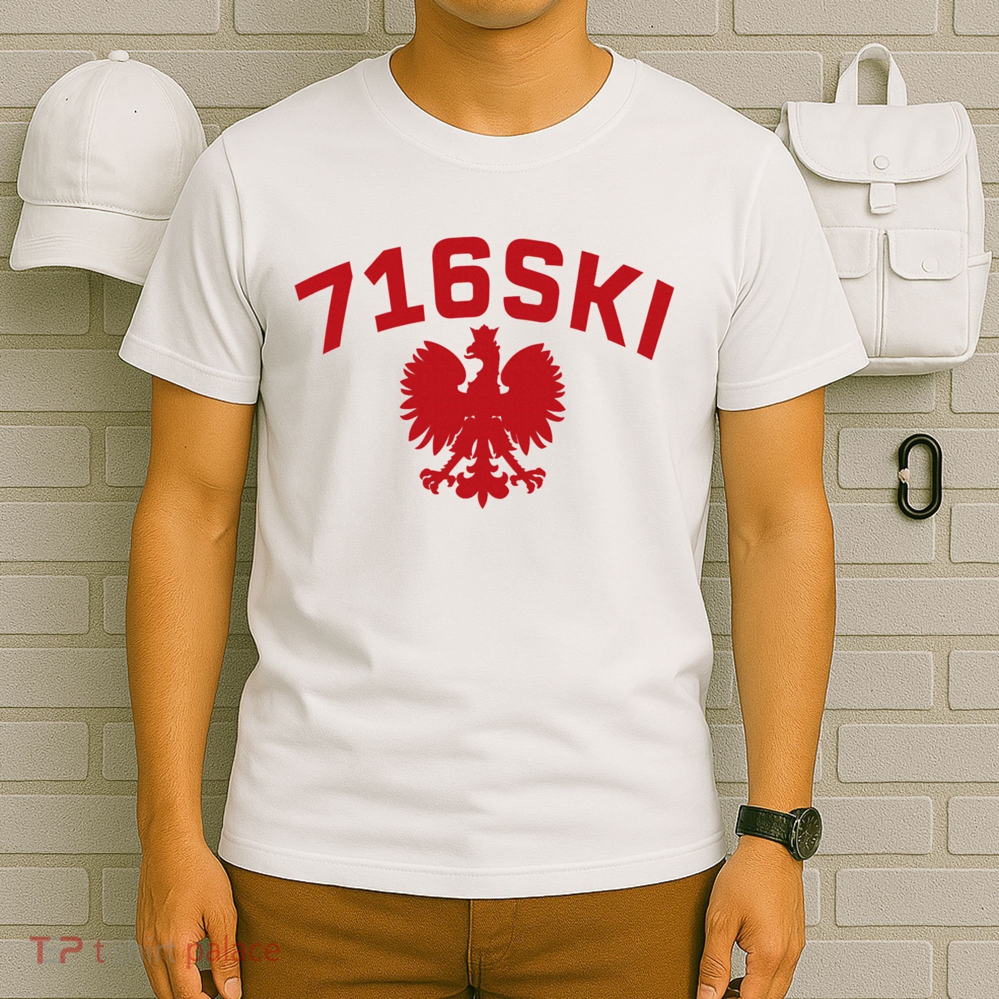 716SKI Dyngus Day Buffalo NY Polish Eagle T-Shirt