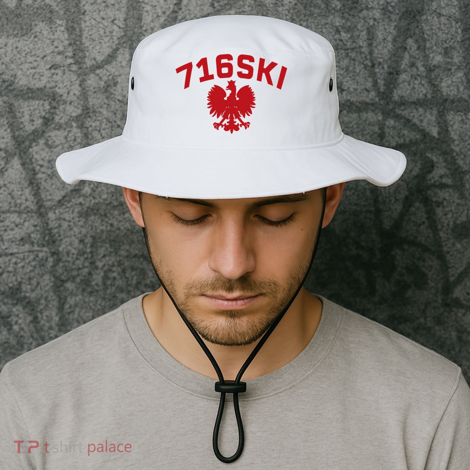 716SKI Dyngus Day Buffalo NY Polish Eagle Bucket Hat