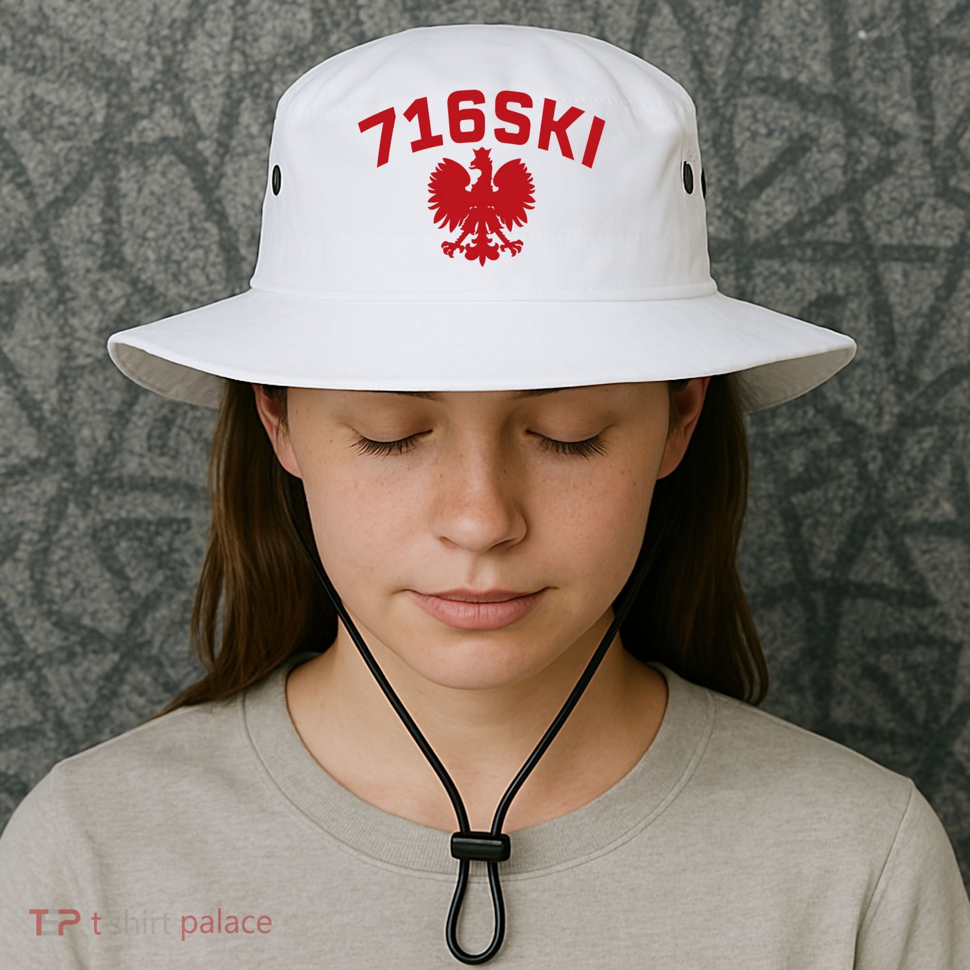 716SKI Dyngus Day Buffalo NY Polish Eagle Bucket Hat