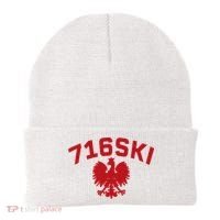 716SKI Dyngus Day Buffalo NY Polish Eagle Beanie thumb 0