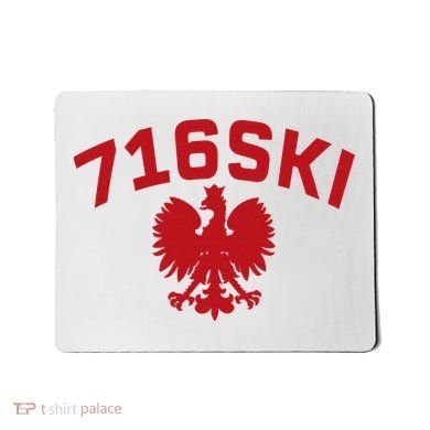 716SKI Dyngus Day Buffalo NY Polish Eagle Mousepad