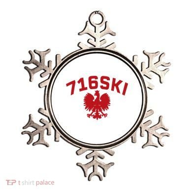716SKI Dyngus Day Buffalo NY Polish Eagle Ornament