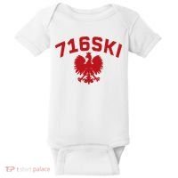 716SKI Dyngus Day Buffalo NY Polish Eagle Baby Bodysuit thumb 0